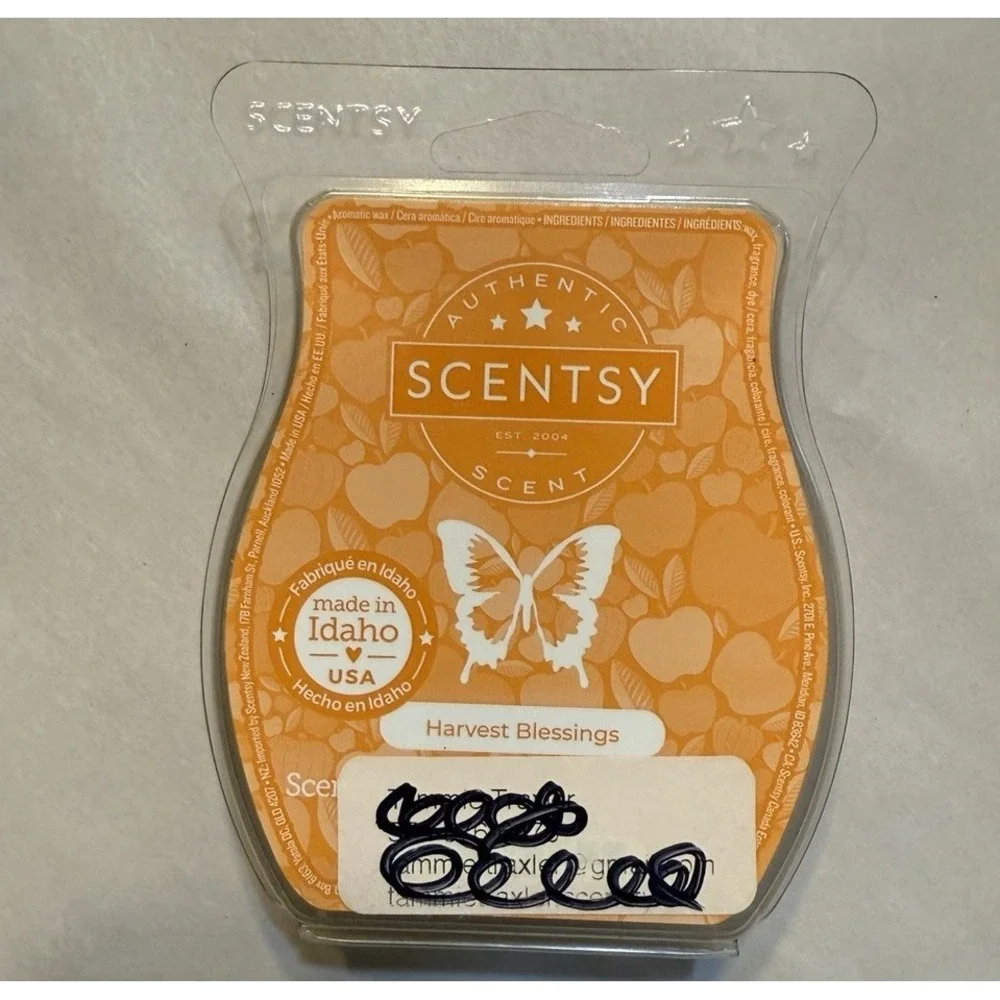 Lot Of 6 Fall Scentsy‎ Bars Autumn Cozy Harvest Cider Spooky Cinnamon Roll Apple